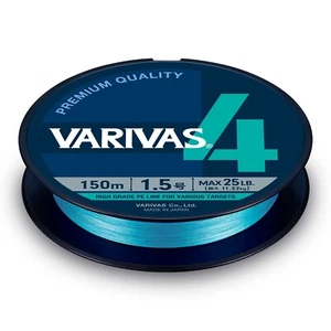 VARIVAS VARIVAS 4 150m #Azul agua, NUEVO estándar 4Trenza línea PE - Imagen 1 de 3