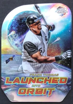FRANK THOMAS 2023 Topps Cosmic Chrome Launched into Orbit #LIO-16  WHITE SOX - Image 1 of 2