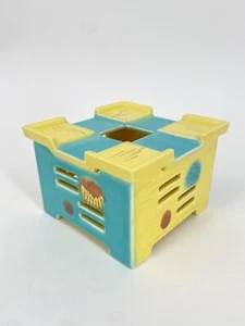 * NEUHALDENSLEBEN MARGARETE WEIß KERAMIK STÖVCHEN QUADRATISCH  SELTEN SAMMLER - Bild 1 von 12