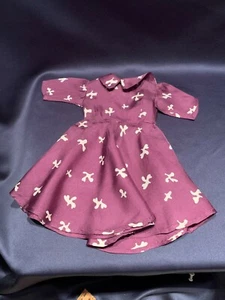Antique C1930 Hand Made Doll's Dress Swing Skirt 10" Nicely Made Good Condition - Picture 1 of 5