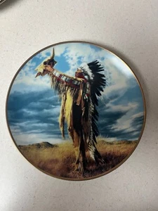 Piatto da collezione Western Heritage Museum Preghiera al Grande Spirito - Foto 1 di 2