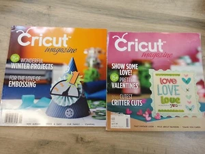 2 X CRICUT MAGAZINE JANUARY FEBRUARY 2012 WINTER EMBOSSING PRETTY VALENTINE'S - Picture 1 of 4