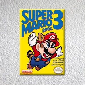 NES - Super Mario Bros. 3 (NEW High Quality Box Art FRIDGE MAGNET) - Picture 1 of 2