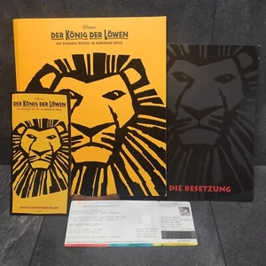 König Der Löwen Musical Heft Die Besetzung Flyer Altes Ticket Von 2003 - Bild 1 von 11