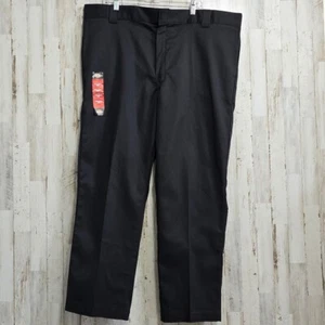 Dickies Black 874 Flex Wrinkle Resistant Work Pants Big And Tall Size 44x30 - Picture 1 of 9