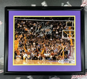 Robert Horry Signed Framed 16x20 Photo Big Shot Bob Beckett BAS COA Lakers - Picture 1 of 2