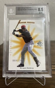 2001 SP Authentic #96 Morgan Ensberg RC BGS 8.5 #'d 854/1250 Astros - Picture 1 of 7