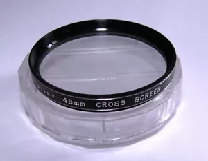 Vivitar 48mm Photo Filter Cross Screen Camera Lens Vintage Special Effects - Picture 1 of 1