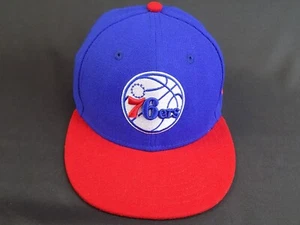 New Era 9Fifty NBA Basketball Philadelphia 76ers Youth Red/Blue Cap Snapback - Picture 1 of 7