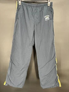 Y2K Abercrombie & Fitch Vintage Insulated Windbreaker Pants Large Navy - Picture 1 of 13