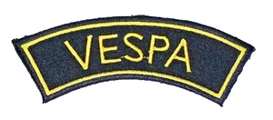 Vespa Italy Rocker Motorcycles Quality Patch Hook/Loop Tactical Est. 4.5x1.5 in - Picture 1 of 1