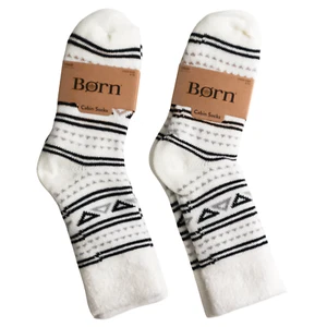 Born Cabin Socks for Women White Black Gray Cozy Soft Size 4-10 New - Picture 1 of 5