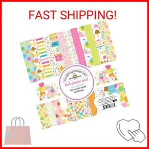 DOODLEBUG DESIGN INC. DOODLEBUG DESIGN HEY CUPCAKE PAPER 6X6 PAD - Picture 1 of 1