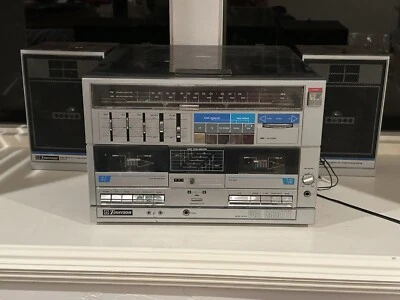 VTG Emerson M2335 AM/FM Stereo Dual Cassette Player Record Player Parts Repair - Image 1 of 4