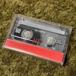 Sony C-60HFL Normal Bias High Fidelity HF Type 1 Audio Cassette Tape NEW Unused - Picture 1 of 3