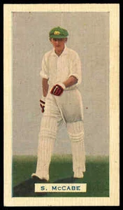 Hoadleys - 'Test Cricketers (40)' (1936) - #9 - S, McCabe (New South Wales) - Picture 1 of 2