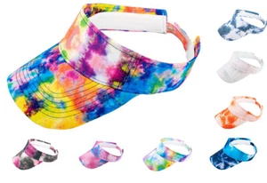 Gorra deportiva con visera de sol golf tenis trotar senderismo playa teñida con corbata gorra para el sol sombrero para mujeres - Imagen 1 de 20