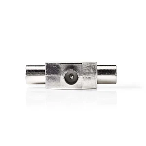 Sdoppiatore per antenna coassiale 9.5 mm TV 2 Maschio/ 1 Femmina - Foto 1 di 1
