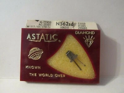 Vintage Astatic  N562-sd Diamond Phonograph Record Album Player Stylus Needle - Image 1 of 2