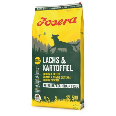 JOSERA LACHS & KARTOFFEL HUNDEFUTTER  TROCKENFUTTER FUTTER FÜR DEN HUND 12,5Kg - Bild 1 von 3