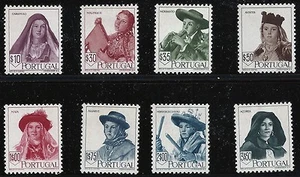 Portugal Scott #675-82, Singles 1947 Complete Set FVF MH - Picture 1 of 1