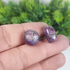 37.6ct Natural Rare Kashmir Sapphire Pakistan loose Gemstone Cabochon Stones Lot - Picture 1 of 10