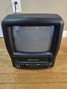 VTG Phillips Magnavox 9” CCA092AT02 Retro CRT TV/VCR Combo VCR DOESN'T WORK - Picture 1 of 13