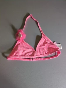 Hula Star Swim Top Girls 6 Pink Mermaid - Picture 1 of 8