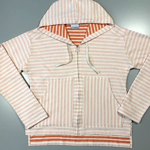 Columbia Sudadera con Capucha Para Mujer Mediana Cremallera Completa Chaqueta Coral Marfil Melodía - Imagen 1 de 8