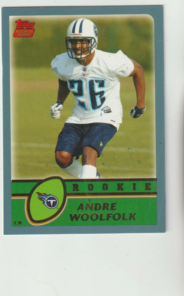 2003 Topps #366 Andre Woolfolk rookie card, Oklahoma Sooners - Image 1 of 1