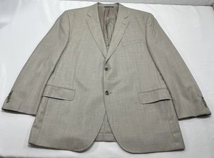 Jack Victor Executive Sport Coat Mens 46 R Wool Super 120’s Blazer Idolwood SPJ - Picture 1 of 15