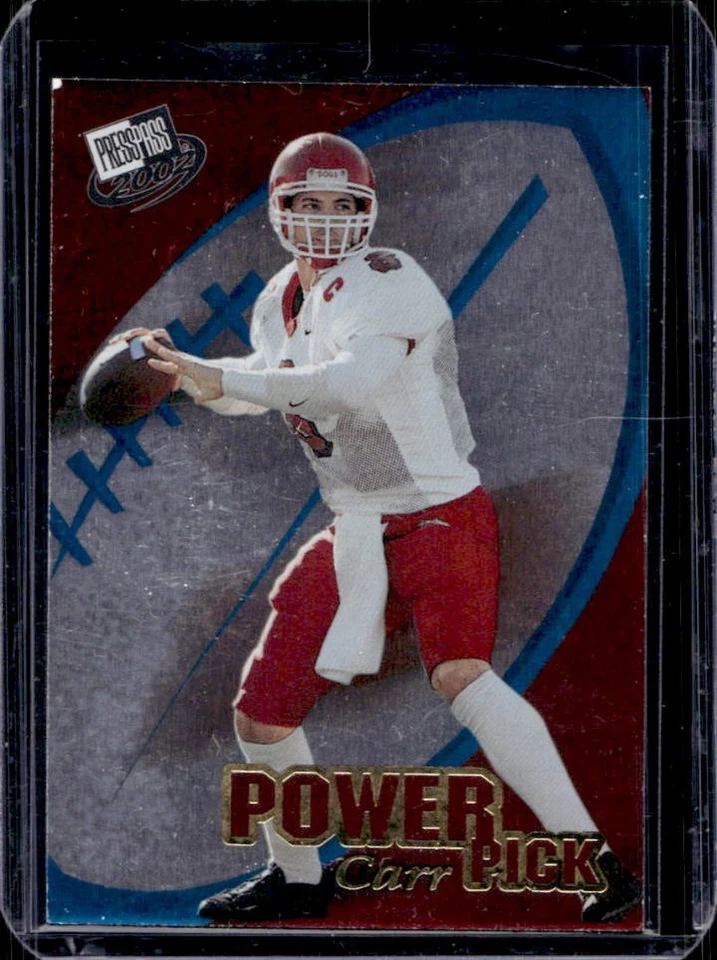 2002 Press Pass David Carr Power Pick Rookie RC Rookie #46 Bulldogs - Image 1 of 2