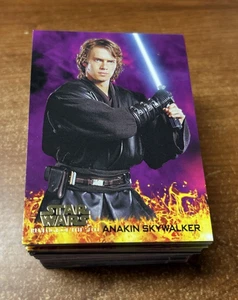 2005 STAR WARS REVENGE OF THE SITH Complete BASE SET (1-90) - Picture 1 of 2