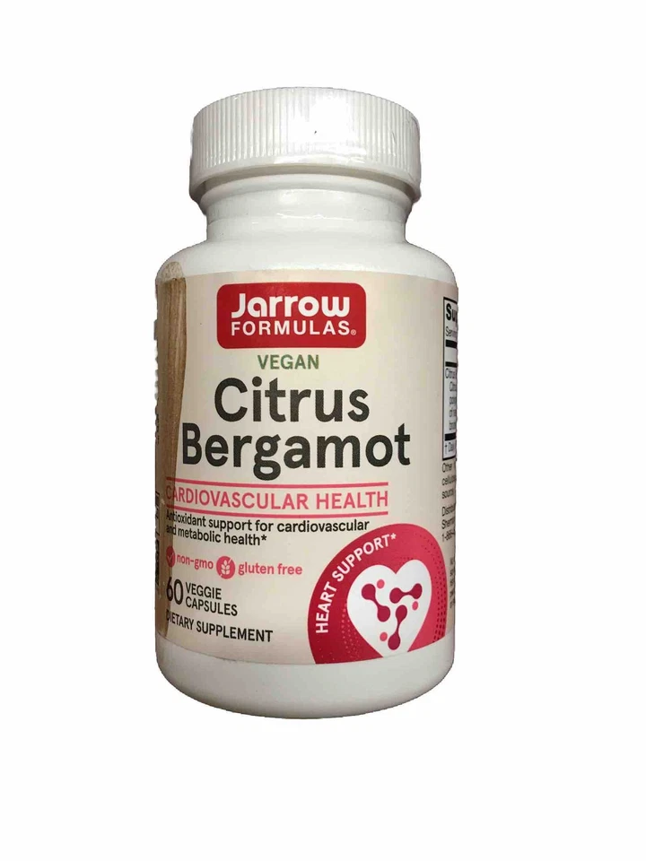 Jarrow Formulas Bergamota Cítrica 60 Cápsulas Suplemento Dietético SELLADO Ex08/2026 Foto 1 de 1
