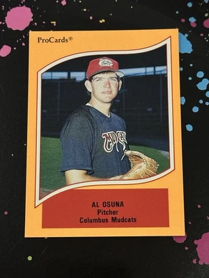 1990 ProCards A & AA Minor League Stars Al Osuna #43 Columbus Mudcats (W) - Image 1 of 2