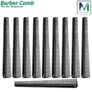 10Pcs Pocket Hair Comb 7" Beard & Mustache Combs for Men's Hair Beard Barber - Picture 1 of 3
