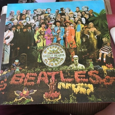 BEATLES SGT PEPPERS LONELY HEARTS CLUB BAND JAPANESE RED VINYL LP RECORD ODEON - Image 1 of 4
