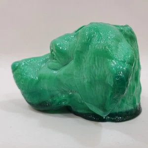 Joe St Clair DAVE'S GREEN SLAG Glas HUNDEKOPF ZAHNSTOCHER STREICHHOLZHALTER Summit - Bild 1 von 12