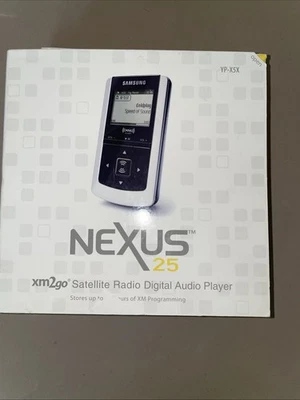 NEW SAMSUNG NEXUS 25 & 50 XM Satellite Radio Digital Audio Player - Image 1 of 4