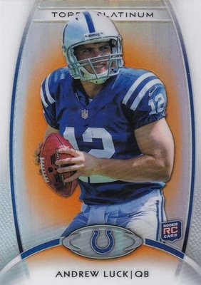 Andrew Lucky 2012 Topps Platinum RC refractor naranja #150 Bonus Allen, Floyd RC'S Foto 1 de 4