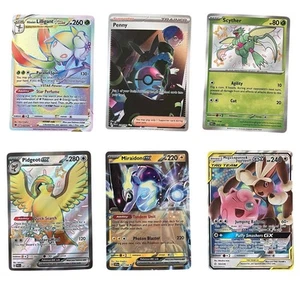 Pokemon 2019-2024 Lot Of 6 Pidgeot Tag Team Miraidon Scyther Penny Cards - Picture 1 of 8