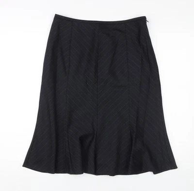 Falda lápiz de lana negra para mujer Austin Reed talla 12 Foto 1 de 4