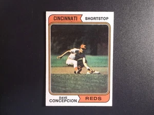 1974 Topps Baseball Dave Concepcion Card # 435 - Picture 1 of 2