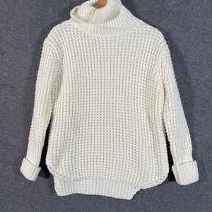 Ketchup Jumper Womens Medium White Pullover Sweater Chunky Knit Knitwear A4 - Picture 1 of 11