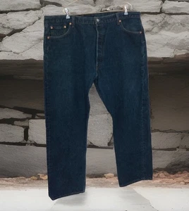 Vintage 90’s 501XX Levi’s Blue Denim Jeans Herren Made in USA Etikett 46x32 tatsächlich 43x29 - Bild 1 von 14