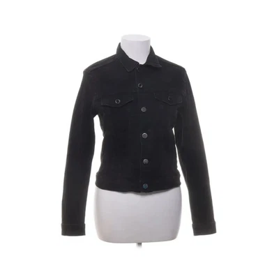 H&M, Jeansjacke, Damen, Größe: 38, Schwarz, Baumwolle/Elasthan, Einfarbig #KY5 - Bild 1 von 4