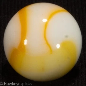 Peltier Rainbo Vintage Marble 5/8" Mint- Hawkeyespicks - Picture 1 of 6