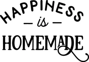 Happiness is Home Made Kitchen Vinyl Decal Home Décor 12" x 17" - Picture 1 of 1