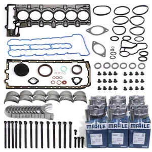 Engine Overhaul Pistons Gasket Kit For BMW 335i E90 E92 E88 E60 E71 F02 N54 3.0L - Picture 1 of 11