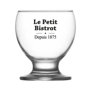Boîte de 6 gobelets Bistrot 21 cl verre 7 cm trend'up - Imagen 1 de 2